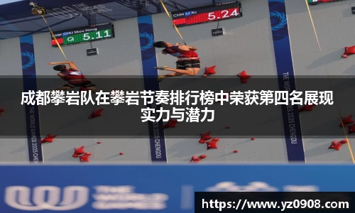 成都攀岩队在攀岩节奏排行榜中荣获第四名展现实力与潜力